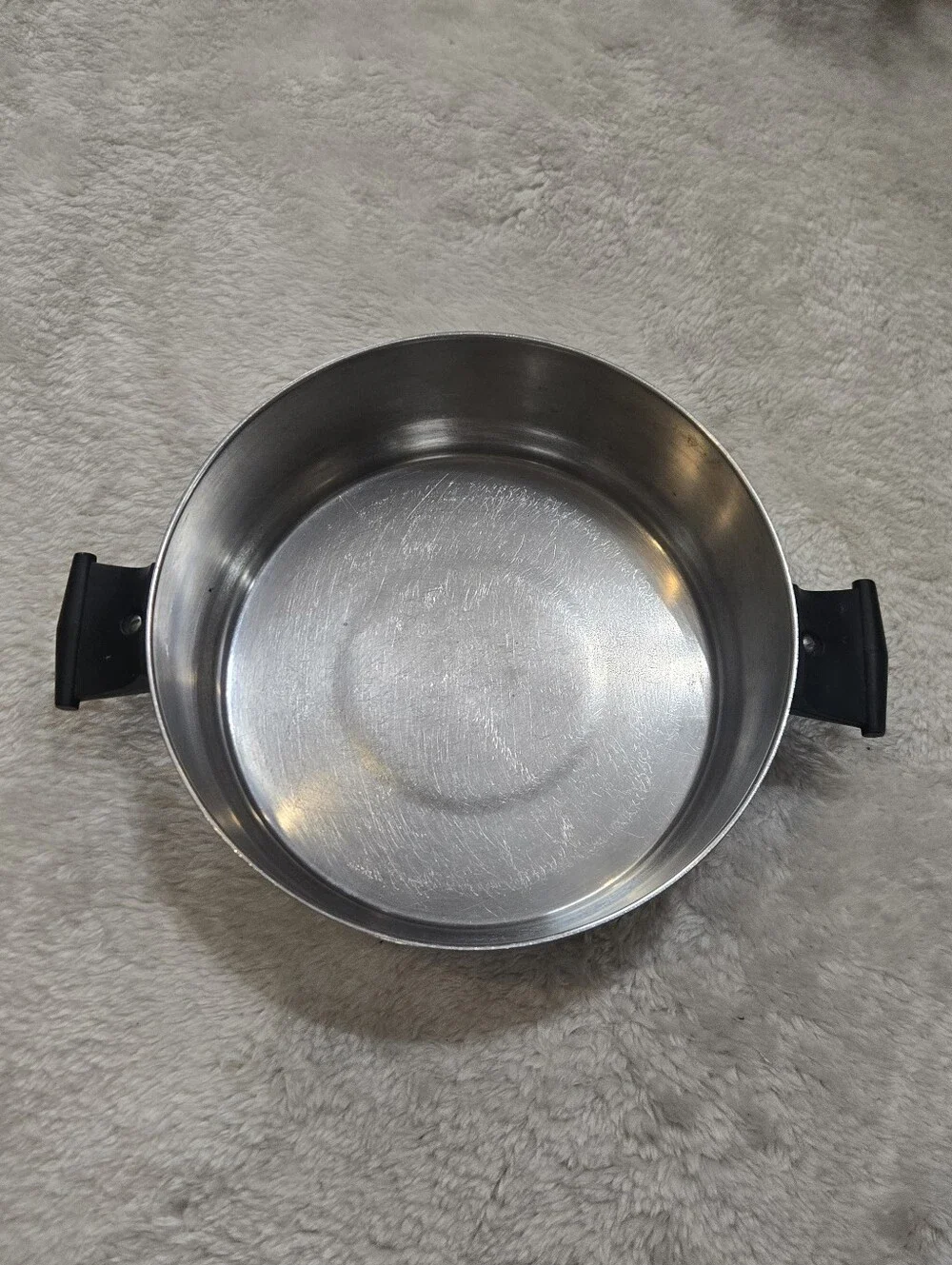 Rena Ware 4 Qt Stockpot 3-Ply 18-8 Vintage Stainless Steel Cookware Made in USA